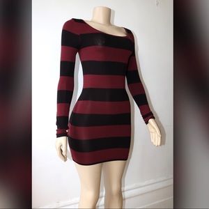 H&M Long Sleeve Fitted Dress